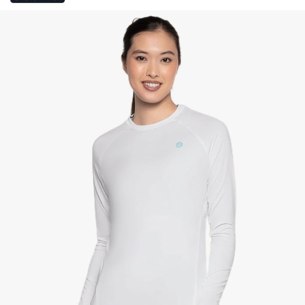 Sun Protection Athletic Light Blue Color Long Sleeve Tee - never worn!